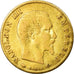 Moneda, Francia, Napoleon III, Napoléon III, 5 Francs, 1860, Paris, BC+, Oro