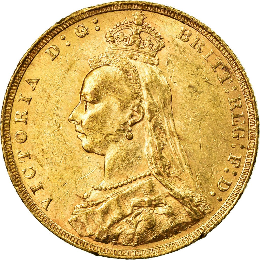 Munten, Groot Bretagne, Victoria, Sovereign, 1891, London, ZF+, Goud, KM:767