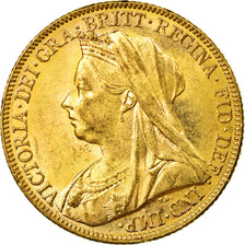 Coin, Australia, Victoria, Sovereign, 1899, Melbourne, AU(55-58), Gold, KM:13