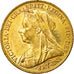Coin, Australia, Victoria, Sovereign, 1899, Melbourne, AU(55-58), Gold, KM:13