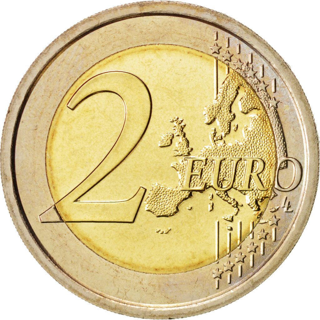 Italy, 2 Euro, 2013, Bi-Metallic, KM:New