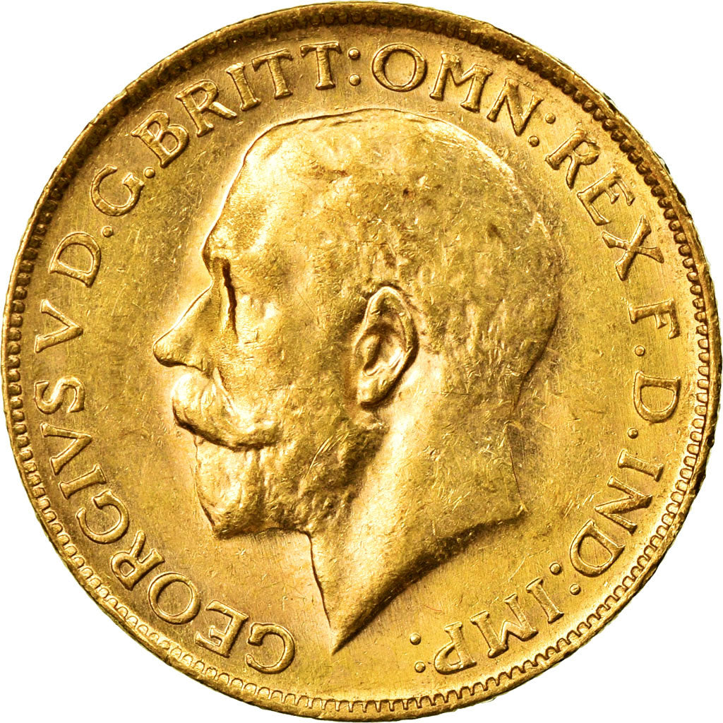 Moneda, Australia, George V, Sovereign, 1925, Perth, EBC, Oro, KM:29
