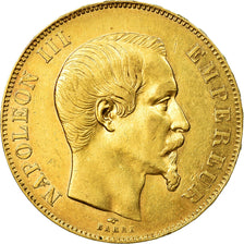 Moeda, França, Napoleon III, Napoléon III, 50 Francs, 1857, Paris, AU(50-53)