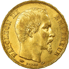 Coin, France, Napoleon III, 20 Francs, 1859, Paris, AU(50-53), Gold