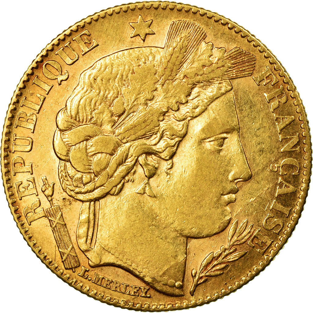 Moneda, Francia, Marianne, 10 Francs, 1899, Paris, EBC, Oro, KM:846