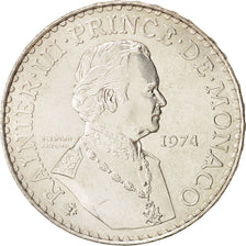 Coin, Monaco, Rainier III, 50 Francs, 1974, MS(63), Silver, KM:152.1