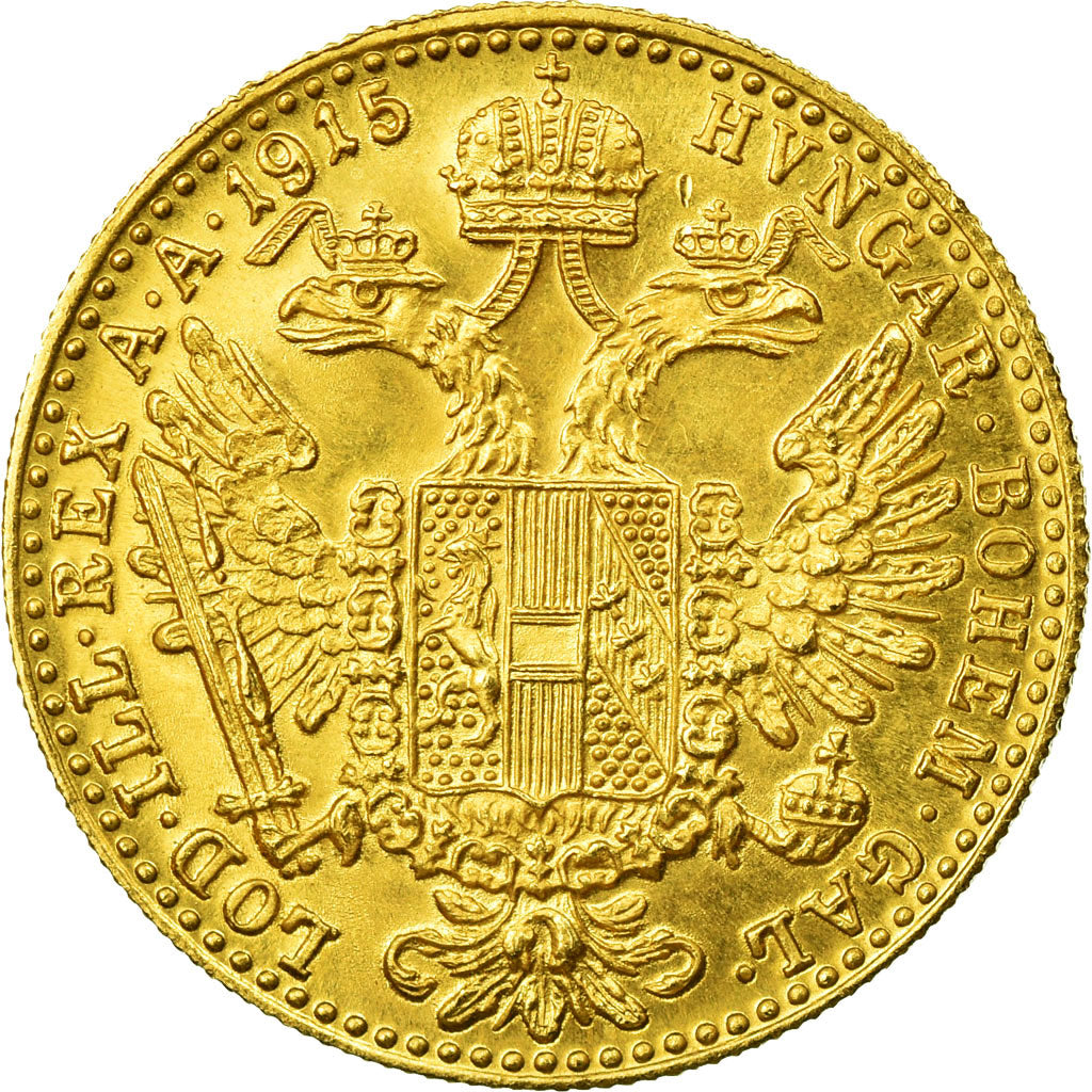 Münze, Österreich, Franz Joseph I, Ducat, 1915, Official restrike, UNZ, Gold