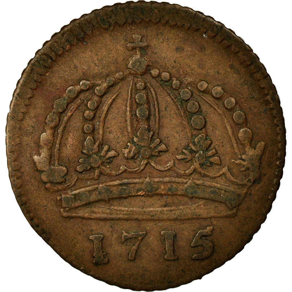 Coin, Sweden, Carl XII, Daler, 1715, VF(30-35), Copper, KM:352