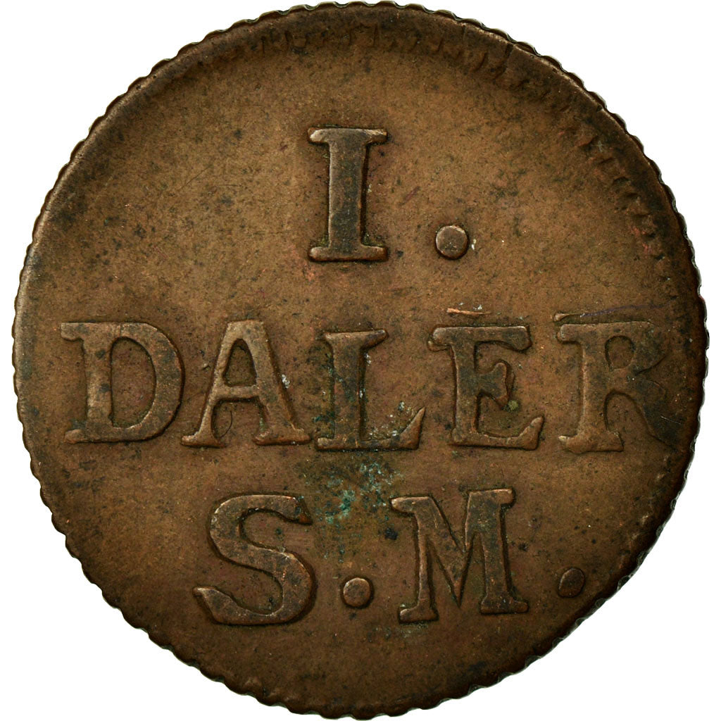 Coin, Sweden, Carl XII, Daler, 1715, VF(30-35), Copper, KM:352