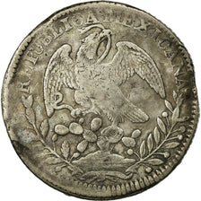Moneda, México, 8 Reales, 1840, Zacatecas, BC+, Plata, KM:377.13