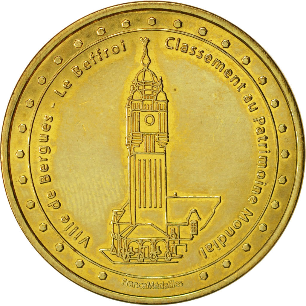 France, Tourist Token, Unesco, Bergues, 2005