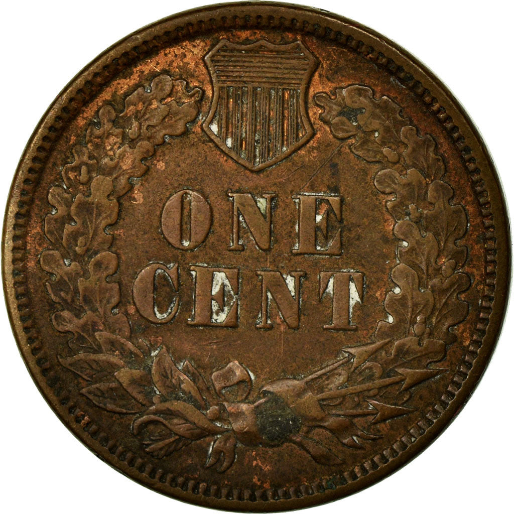 Coin, United States, Indian Head Cent, 1880, Philadelphia, AU(50-53)