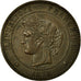 Munten, Frankrijk, Cérès, 10 Centimes, 1873, Paris, ZF+, Bronze, KM:815.1