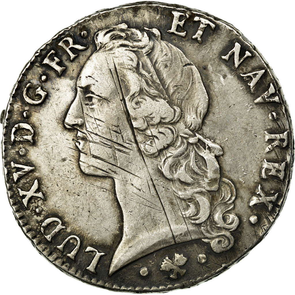 Moneda, Francia, Louis XV, Écu au bandeau, Ecu, 1765, Bayonne, MBC, Plata