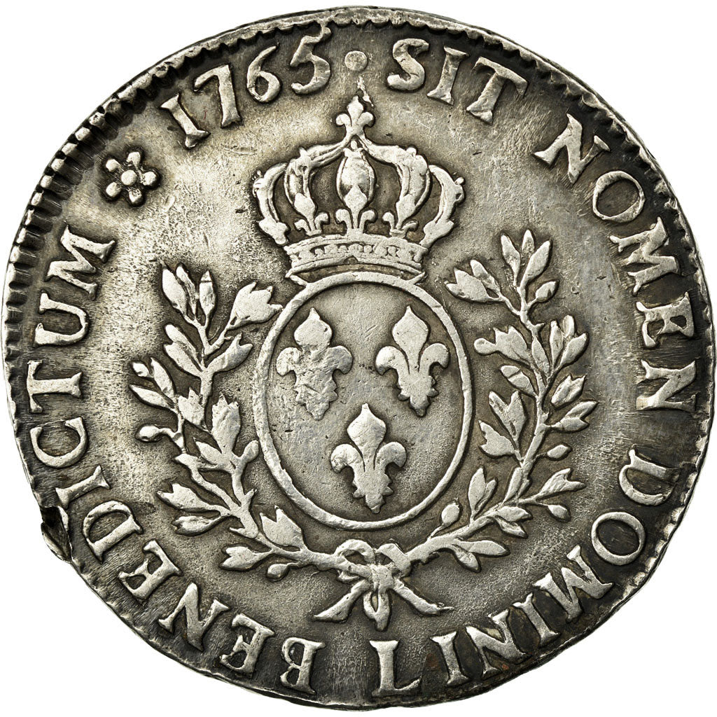 Moneda, Francia, Louis XV, Écu au bandeau, Ecu, 1765, Bayonne, MBC, Plata