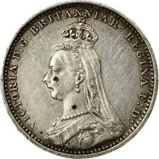 Coin, Great Britain, Victoria, 2 Pence, 1888, AU(50-53), Silver, KM:771
