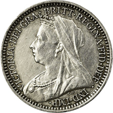 Coin, Great Britain, Victoria, 2 Pence, 1900, MS(60-62), Silver, KM:776
