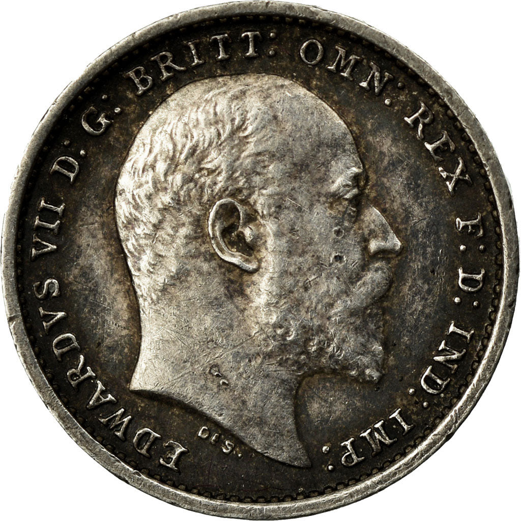 Coin, Great Britain, Edward VII, 2 Pence, 1904, AU(55-58), Silver, KM:796