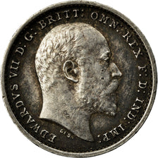 Coin, Great Britain, Edward VII, 2 Pence, 1904, AU(55-58), Silver, KM:796