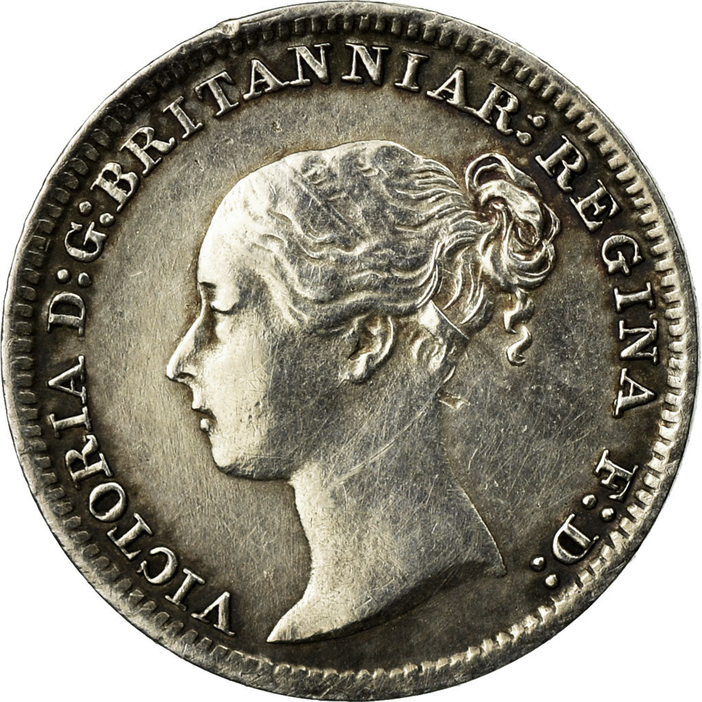 Coin, Great Britain, Victoria, Penny, 1886, AU(55-58), Silver, KM:727