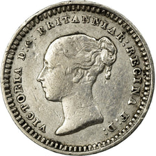 Coin, Great Britain, Victoria, 1-1/2 Pence, 1843, VF(30-35), Silver, KM:728