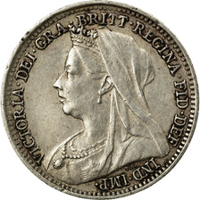 Coin, Great Britain, Victoria, 3 Pence, 1898, AU(55-58), Silver, KM:758