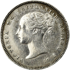 Coin, Great Britain, Victoria, 4 Pence, Groat, 1878, AU(55-58), Silver, KM:732