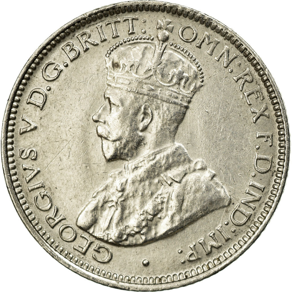 Moneta, AFRICA OCCIDENTALE BRITANNICA, George V, 6 Pence, 1919, Heaton, SPL-