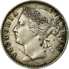 Coin, Straits Settlements, Victoria, 10 Cents, 1881, EF(40-45), Silver, KM:11