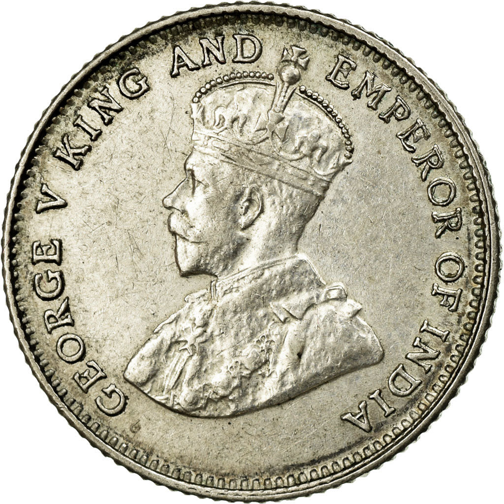 Coin, Straits Settlements, George V, 10 Cents, 1926, EF(40-45), Silver, KM:29b
