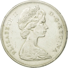 Coin, Canada, Elizabeth II, Dollar, 1965, Ottawa, AU(55-58), Silver