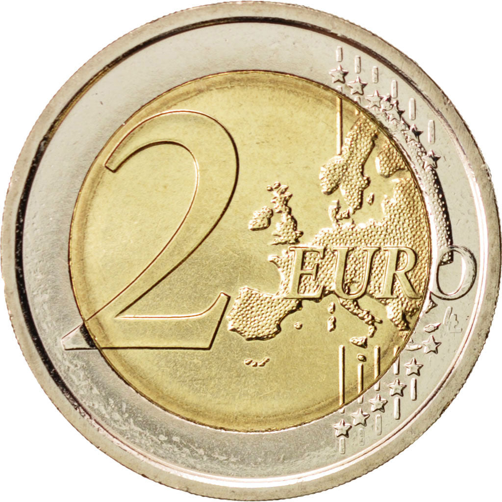 San Marino, 2 Euro, 2010, Bi-Metallic, KM:486