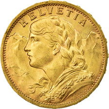 Moneta, Svizzera, 20 Francs, 1930, Bern, SPL+, Oro, KM:35.1