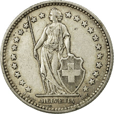 Coin, Switzerland, 2 Francs, 1909, Bern, EF(40-45), Silver, KM:21
