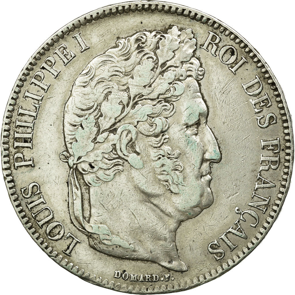 Moneta, Francia, Louis-Philippe, 5 Francs, 1832, Lille, BB, Argento, KM:749.13