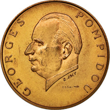 Coin, Gabon, Georges Pompidou, 5000 Francs, 1971, Paris, ESSAI, AU(55-58)
