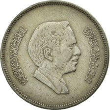 Coin, Jordan, Hussein, 50 Fils, 1/2 Dirham, 1978, VF(30-35), Copper-nickel