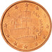 San Marino, 5 Euro Cent, 2006, Copper Plated Steel, KM:442