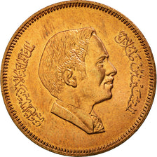 Coin, Jordan, Hussein, 10 Fils, Qirsh, Piastre, 1989, MS(63), Bronze, KM:37