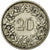Münze, Schweiz, 20 Rappen, 1896, Bern, SS, Nickel, KM:29
