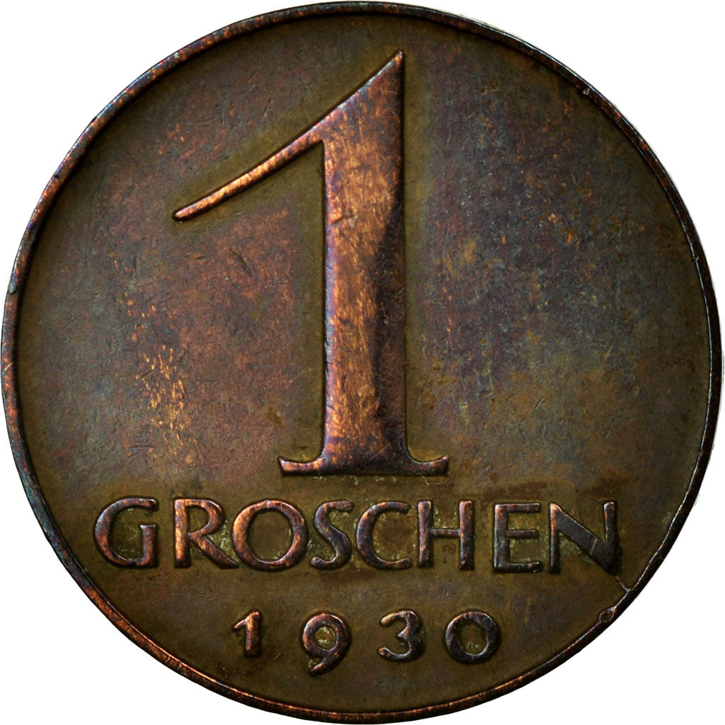 Coin, Austria, Groschen, 1930, AU(55-58), Bronze, KM:2836