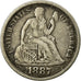 Moneda, Estados Unidos, Seated Liberty Dime, Dime, 1887, U.S. Mint
