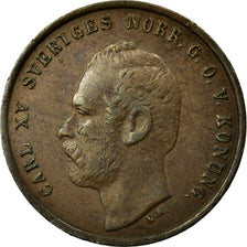 Coin, Sweden, Carl XV Adolf, Ore, 1870, VF(30-35), Bronze, KM:705