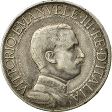 Coin, Italy, Vittorio Emanuele III, Lira, 1913, Rome, VF(30-35), Silver, KM:45