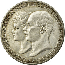 Monnaie, Etats allemands, MECKLENBURG-SCHWERIN, Friedrich Franz IV, 2 Mark