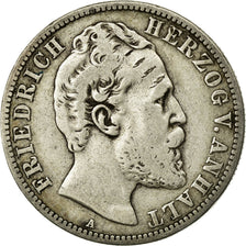 Coin, German States, ANHALT-DESSAU, Friedrich I, 2 Mark, 1876, Berlin