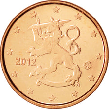 Finland, Euro Cent, 2012, MS(65-70), Copper Plated Steel, KM:98