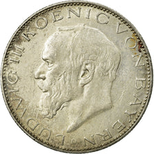 Monnaie, Etats allemands, BAVARIA, Ludwig III, 2 Mark, 1914, Munich, TTB