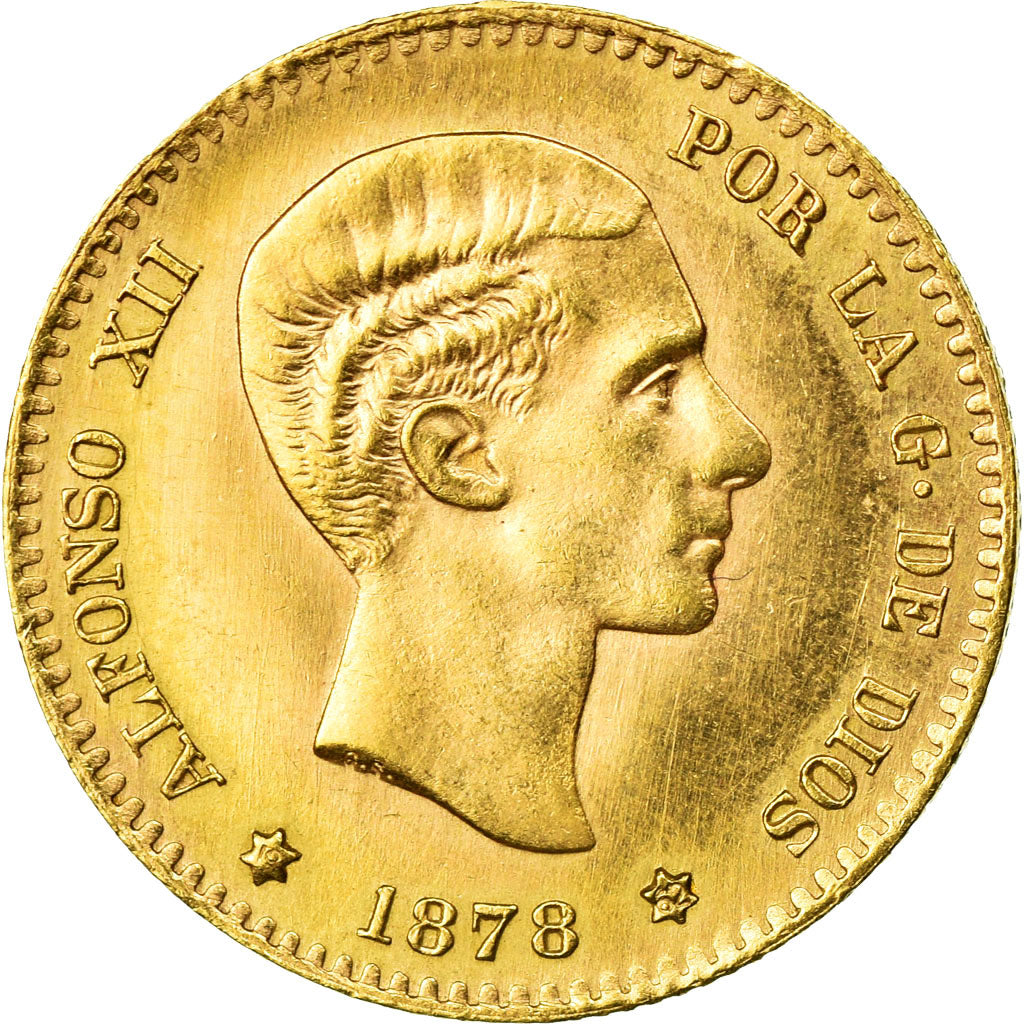 Moneda, España, Alfonso XII, 10 Pesetas, 1878 (1962), Madrid, Official
