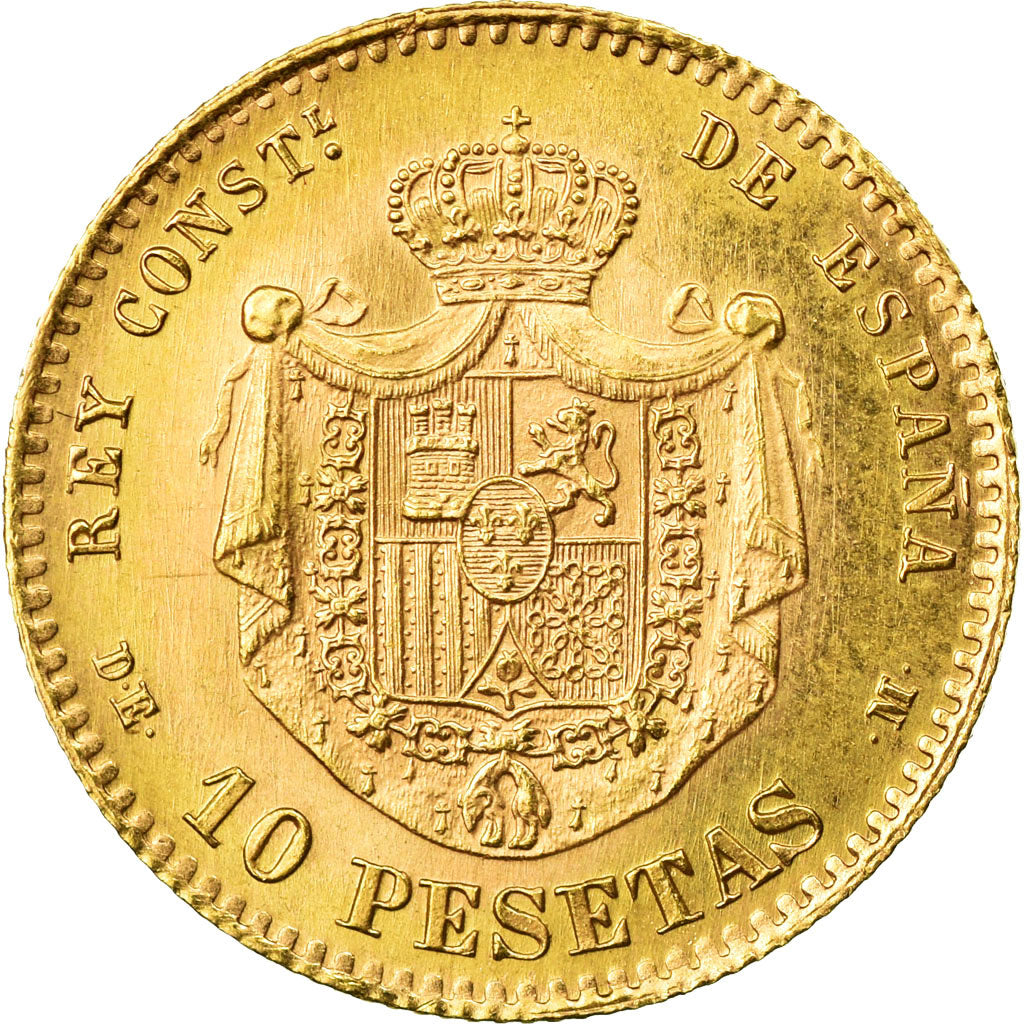 Moneda, España, Alfonso XII, 10 Pesetas, 1878 (1962), Madrid, Official